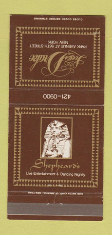 Matchbook Cover - Loews Drake Hotel Chicago IL Shepheard's 30 Strike
