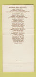 Matchbook Cover - Loews Drake Hotel Chicago IL Shepheard's 30 Strike