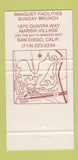 Matchbook Cover - Salmon House San Diego CA 30 Strike