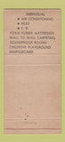 Matchbook Cover - Holiday Motel Restaurant Lake City FL 30 Strike