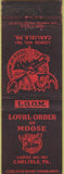 Matchbook Cover - Matchbook Cover Moose Lodge Carlisle PA