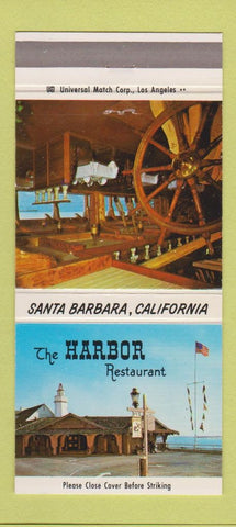 Matchbook Cover - Harbor Restaurant Santa Barbara CA 30 Strike