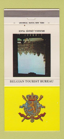 Matchbook Cover - Belgian Tourist Bureau Brussels Tourism 30 Strike