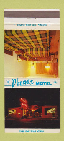 Matchbook Cover - Phoenix Motel Monroeville PA 30 Strike