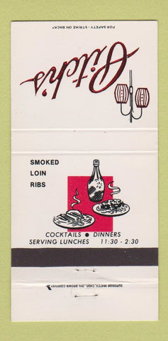 Matchbook Cover - Pitch's Restaurant Milwaukee WI 30 Strike