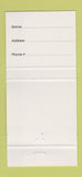 Matchbook Cover - Mangos Restaurant Fort Lauderdale FL 30 Strike