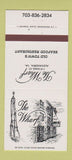Matchbook Cover - The Wharf Alexandria VA Restaurant 30 Strike
