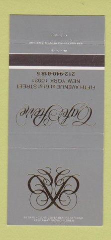Matchbook Cover - Cafe Pierre New York City 30 Strike