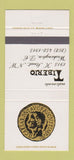 Matchbook Cover - Ristorante Tiberio Washington DC 30 Strike