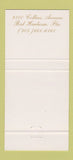 Matchbook Cover - Ristorante Tiberio Washington DC 30 Strike