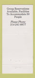 Matchbook Cover - Hannegan's St Louis MO 30 Strike