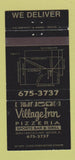 Matchbook Cover - Village Inn Pizza Skokie IL 30 Strike