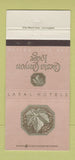 Matchbook Cover - Laral Hotels Cuesta Canyon Lodge San Luis Obispo CA 30 Strike