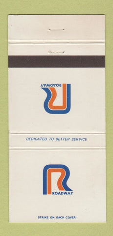 Matchbook Cover - Roadway Trucking 30 Strike