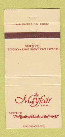 Matchbook Cover - Mayfair Hotel Chicago IL 30 Strike