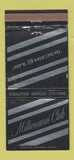 Matchbook Cover - Millionaires Club Chicago IL 30 Strike