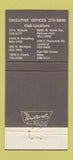 Matchbook Cover - Millionaires Club Chicago IL 30 Strike