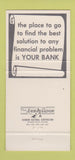 Matchbook Cover - West Allis State Bank WI 30 Strike