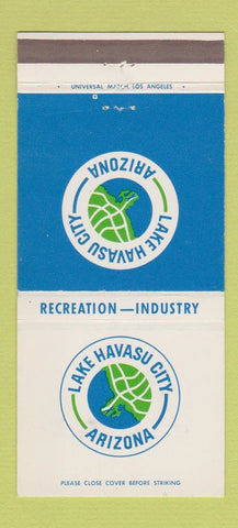 Matchbook Cover Lake Havasu City AZ Tourism Commerce Holly Development 30 Strike