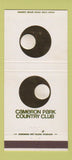 Matchbook Cover - Cameron Park Country Club Shingle Springs CA 30 Strike