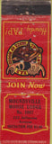 Matchbook Cover - Matchbook Cover Moose Lodge Moundsville WV WORN