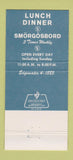 Matchbook Cover - Villa Sweden Smorgasbord Chicago IL 30 Strike