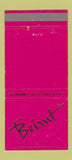 Matchbook Cover - Club Beirnt Dallas TX 30 Strike