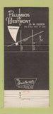 Matchbook Cover - Palumbos of Westmont Italian 30 Strike