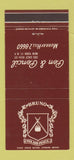 Matchbook Cover - Bruno Pen and Pencil New York City  30 Strike