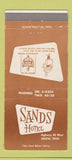 Matchbook Cover - Sands Hotel Abilene TX 30 Strike