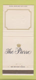 Matchbook Cover - The Pierre New York City 30 Strike
