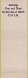 Matchbook Cover - Matchbook Cover Moose Lodge Middletown PA