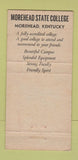 Matchbook Cover - Morehead State College KY WEAR 30 Strike