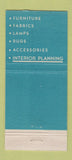 Matchbook Cover - Garth Andrew Modern Furnishings Bath OH 30 Strike