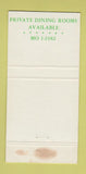 Matchbook Cover - Savarin Restaurant Executive New York City WEAR 30 Strike