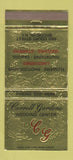 Matchbook Cover - Carroll Gardens Wedding Center Brooklyn NY WEAR 30 Strike