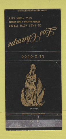 Matchbook Cover - Les Champs New York City WEAR 30 Strike