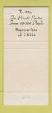 Matchbook Cover - Les Champs New York City WEAR 30 Strike