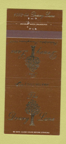 Matchbook Cover - Drury Lane Philadelphia PA 30 Strike