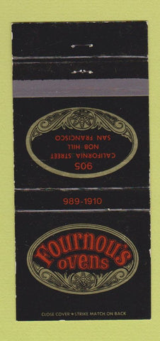 Matchbook Cover - Fournou's Ovens San Francisco CA 30 Strike