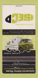 Matchbook Cover - Industrial Safety Shoes Mississauga ON 30 Strike