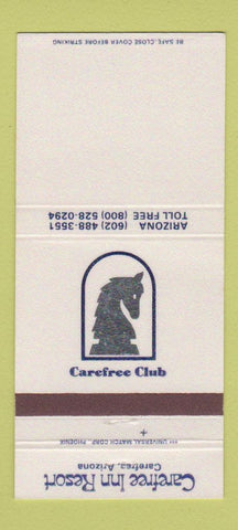 Matchbook Cover - Carefree Inn Resort Carefree AZ 30 Strike
