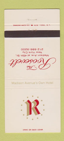 Matchbook Cover - Roosevelt Hotel New York City 30 Strike