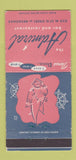 Matchbook Cover - Admiral Bar Restaurant New York City WORN 30 Strike
