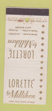 Matchbook Cover - Lorette by Milliken Wool Fabric WEAR 30 Stick