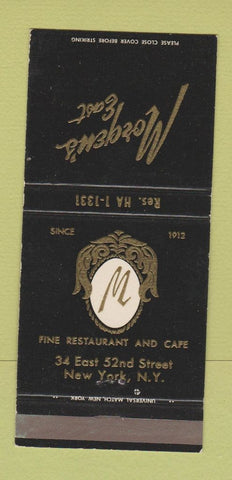Matchbook Cover - Morgen's East New York City 30 Strike