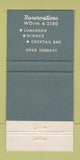 Matchbook Cover - Sal Cucinotta's Teddy's New York City 30 Strike