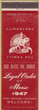 Matchbook Cover - Matchbook Cover Moose Lodge Port Arthur ON