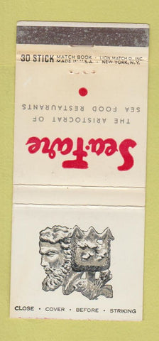 Matchbook Cover - Sea Fare Restaurant New York City WORN 30 Stick