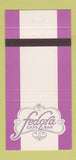 Matchbook Cover - Fedora Cafe Bar Kansas City MO 30 Strike